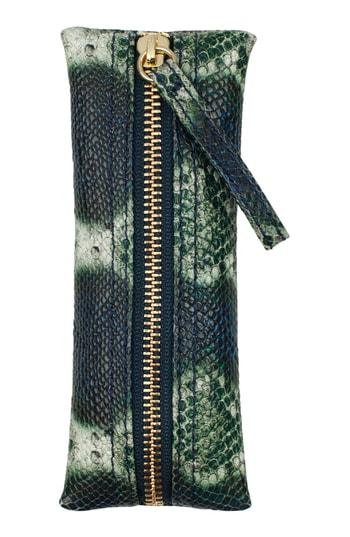 Kelly Wynne Zip Privacy Pouch - Green