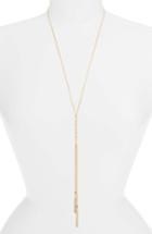 Women's Vince Camuto Pave Twisted Lariat Necklace