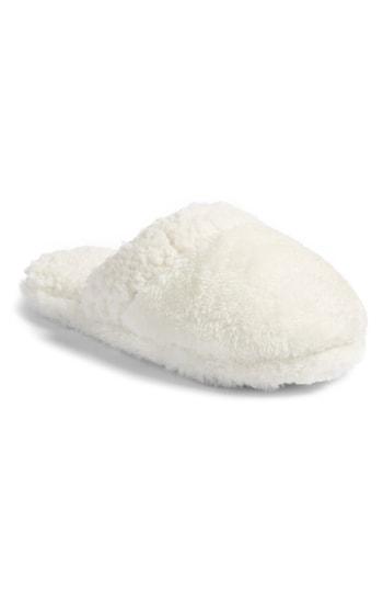 Women's Nordstrom Frosted Scuff Slippers - Ivory