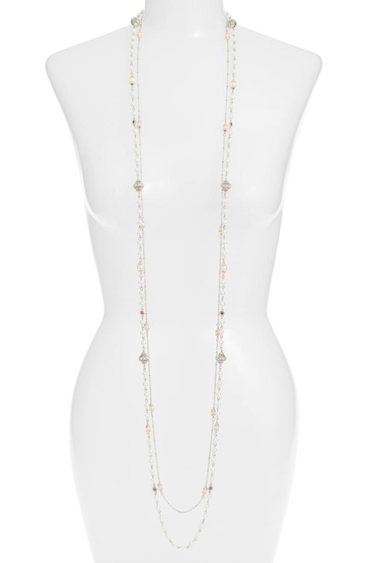 Women's Jenny Packham Layered Imitation Pearl Necklace