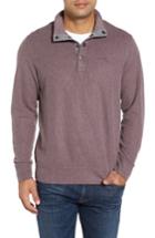 Men's Tommy Bahama Cold Springs Snap Mock Neck Sweater - Purple