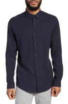 Men's Calibrate Linen Blend Sport Shirt - Blue