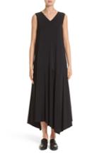 Women's Lafayette 148 New York Cultivated Crepe Jersey Asymmetrical Dress