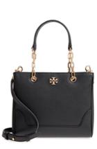 Tory Burch Small Marsden Leather Tote - Black