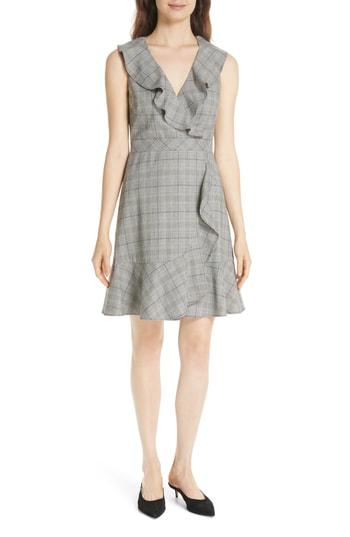 Women's Kate Spade New York Mod Plaid Fit & Flare Dress - Grey