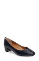 Women's J. Renee Bambal Block Heel Pump .5 Aa - Blue
