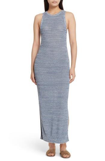 Women's Theory Marled Maxi Tank Dress - Blue