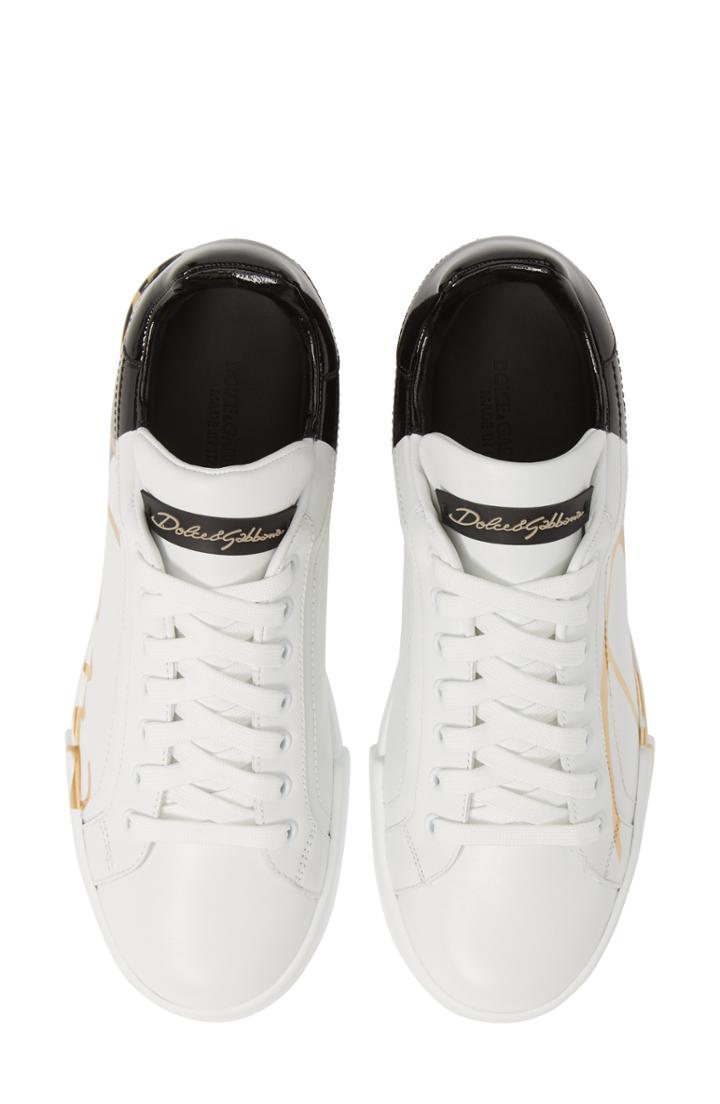 Women's Dolce & Gabbana Script Logo Sneaker