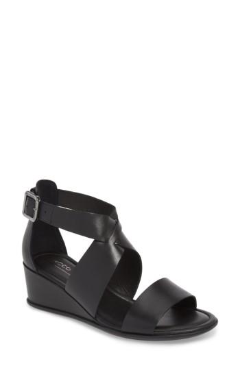 Women's Ecco Shape 35 Wedge Sandal -5.5us / 36eu - Black