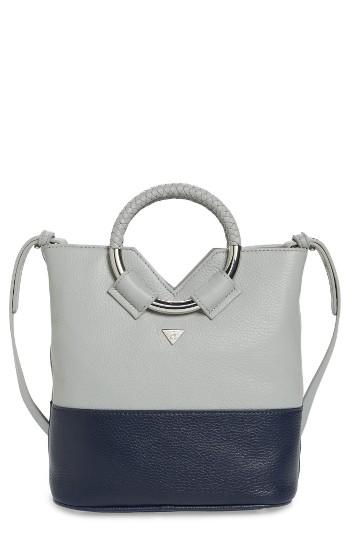 Sam Edelman Small Elina Leather Crossbody Bag - Blue