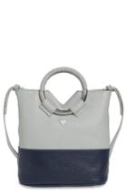 Sam Edelman Small Elina Leather Crossbody Bag - Blue