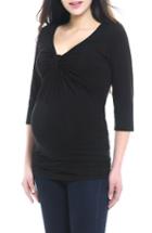 Women's Kimi And Kai Grace Twist Knot Maternity Top