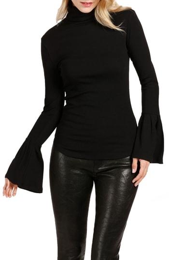 Women's Paige Kenzie Bell Sleeve Turtleneck