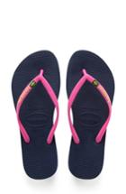 Women's Havaianas Slim Brazil Flip Flop /42 Br - Blue