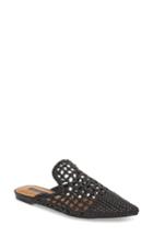 Women's Topshop Knot Woven Mule .5us / 40eu - Black