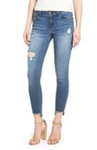 Women's 1822 Denim Step Hem Skinny Jeans - Blue