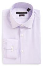 Men's John Varvatos Star Usa Soho Slim Fit Stretch Solid Dress Shirt - R - Purple