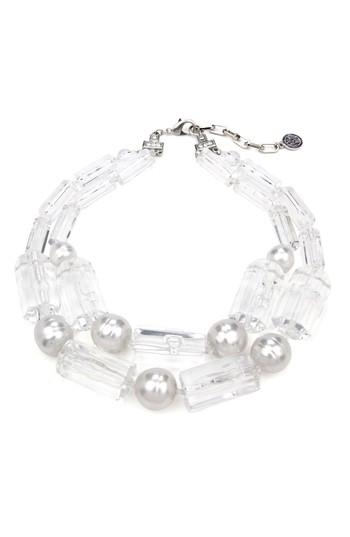 Women's Ben-amun Imitation Pearl & Lucite Necklace