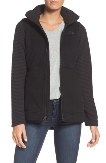 Women's The North Face Indi 2 Hooded Knit Parka - Black
