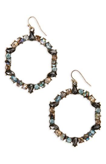 Women's Baublebar Bellflower Frontal Hoop Earrings