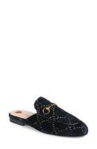 Women's Gucci Princetown Gg Logo Mule Us / 34eu - Blue