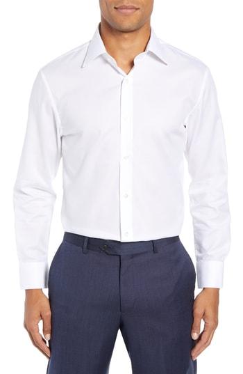 Men's Bonobos Slim Fit Solid Dress Shirt .5 32 - White