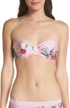 Women's Ted Baker London Serenity Floral Underwire Bikini Top A/b - Pink