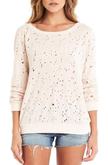 Women's Michael Stars Ripped Sweatshirt