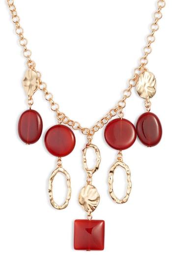 Women's Halogen Semiprecious Statement Necklace