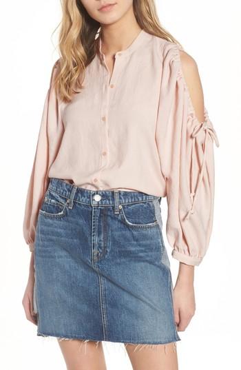 Women's 7 For All Mankind Cold Shoulder Top