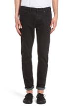 Men's Topman Washed Slim Fit Jeans X 32 - Black