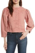 Women's La Vie Rebecca Taylor Garment Dyed Twill Jacket - Pink