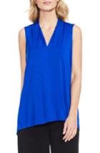 Women's Vince Camuto V-neck Jersey Top - Blue