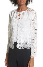Women's Ted Baker London Crop Lace Jacket - White