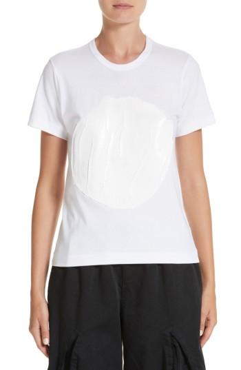 Women's Comme Des Garcons Paint Tee - White
