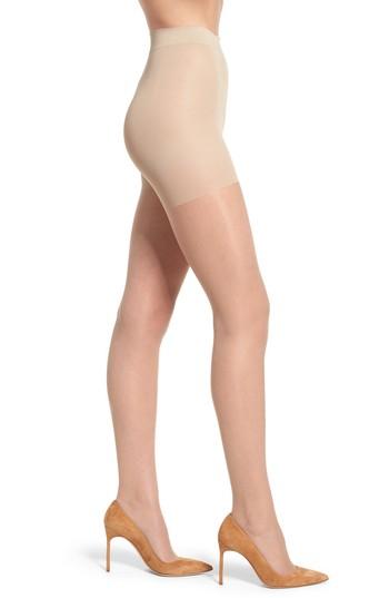 Women's Nordstrom Sheer Control Top Pantyhose, Size A - Beige