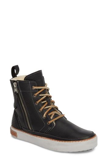 Women's Blackstone 'cw96' Genuine Shearling Lined Sneaker Boot Us / 37eu - Black