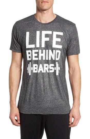 Men's Zella Life Behind Bars Graphic T-shirt - Grey