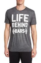 Men's Zella Life Behind Bars Graphic T-shirt - Grey