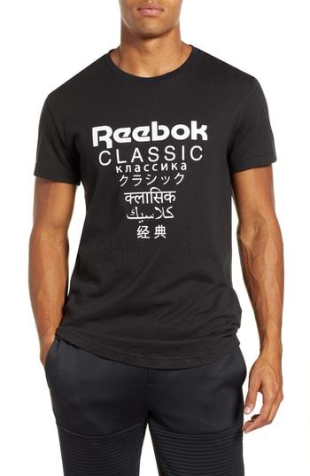 Men's Reebok Longline Unisex T-shirt - Black