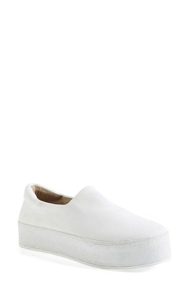 Women's Opening Ceremony 'grunge' Slip-on Platform Sneaker Eu - White