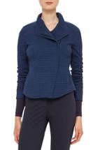 Women's Akris Punto Asymmetrical Zip Jacquard Jersey Jacket