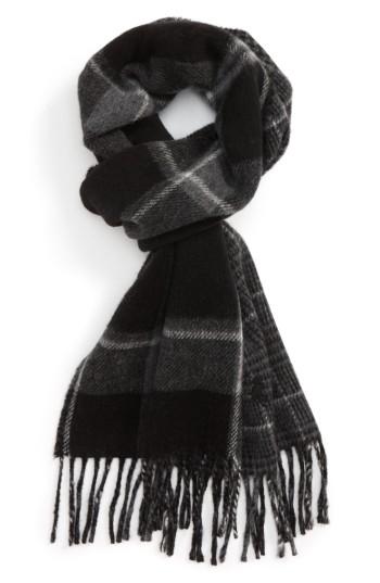 Men's Polo Ralph Lauren Wool Blend Scarf, Size - Black