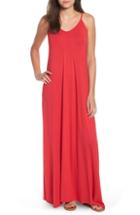 Petite Women's Loveappella Maxi Dress, Size P - Red