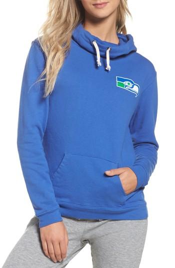 Women's Junk Food Nfl Seattle Seahawks Sunday Hoodie, Size - Blue