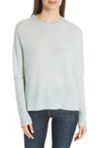 Women's Theory Karenia Long Sleeve Cashmere Sweater, Size - Green