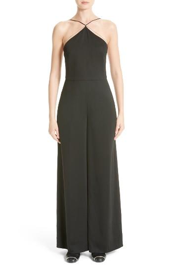Women's T By Alexander Wang Chain Detail Crepe Jumpsuit