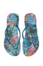 Women's Havaianas 'slim Tropical' Flip Flop /36 Br - Beige