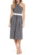 Women's Michael Michael Kors Dot Deluxe Halter Midi Dress