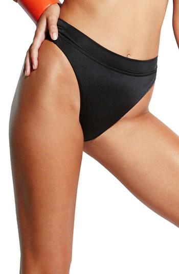 Women's Seafolly Arizona High Rise Bikini Bottoms Us / 6 Au - Black
